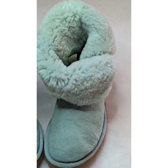 UGG RARE Teal Turquoise Bailey Button Boots Women’s US Size (8) #5803 - Picture 7 of 16